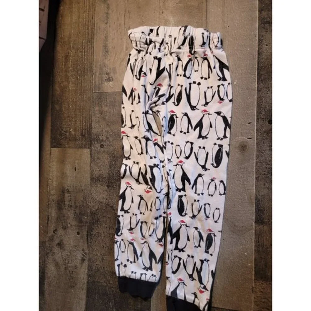 Carter's 4 youth penguin xmas‎ leggings pj pants